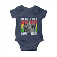 Harriet Tubman Baby Onesie Liberty Or Death Women Empowerment Quote - Wonder Print Shop