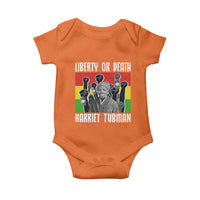 Harriet Tubman Baby Onesie Liberty Or Death Women Empowerment Quote - Wonder Print Shop