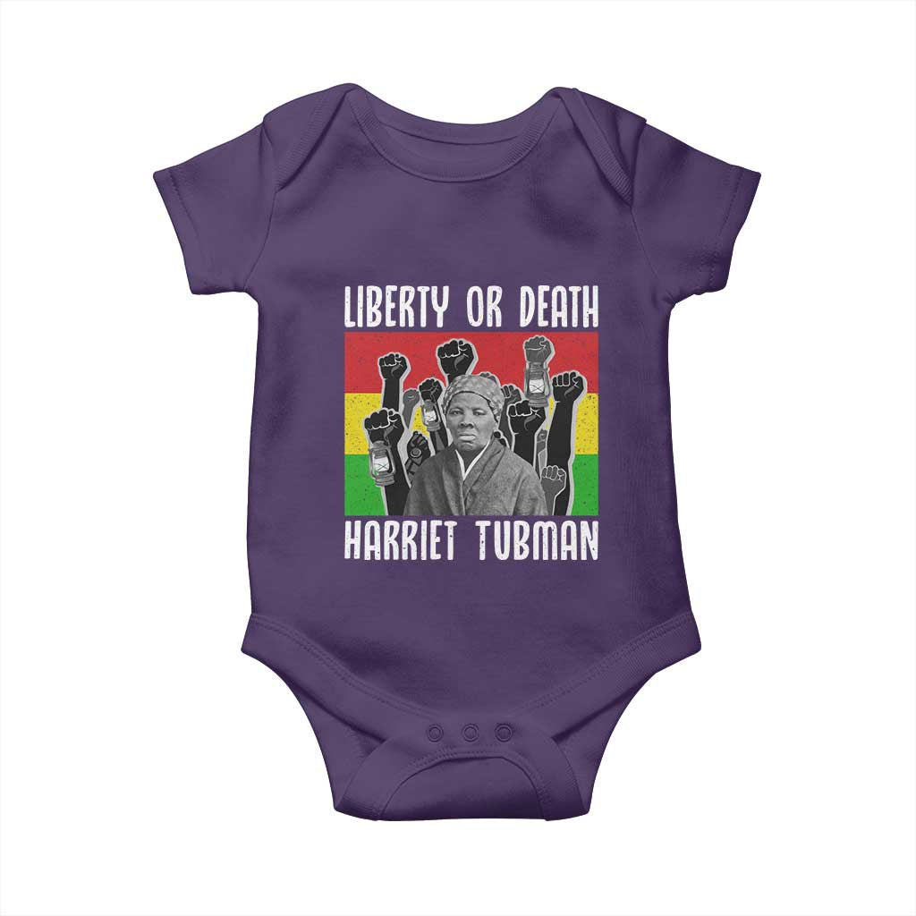 Harriet Tubman Baby Onesie Liberty Or Death Women Empowerment Quote - Wonder Print Shop