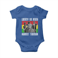 Harriet Tubman Baby Onesie Liberty Or Death Women Empowerment Quote - Wonder Print Shop