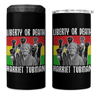 Harriet Tubman 4 in 1 Can Cooler Tumbler Liberty Or Death Women Empowerment Quote - Wonder Print Shop