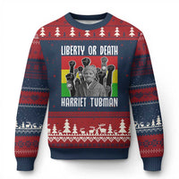 Harriet Tubman Ugly Christmas Sweater Liberty Or Death Women Empowerment Quote - Wonder Print Shop