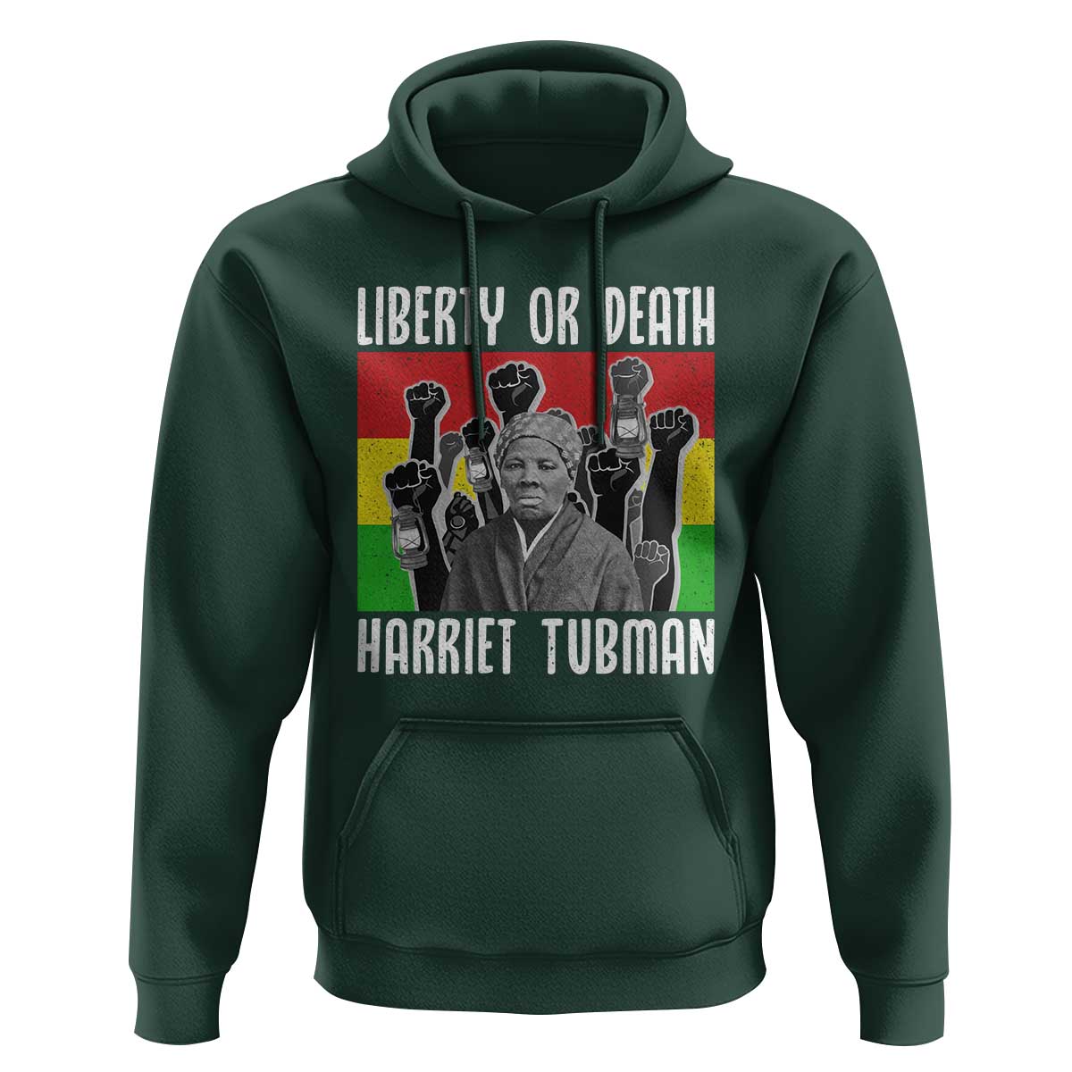 Harriet Tubman Hoodie Liberty Or Death Women Empowerment Quote - Wonder Print Shop