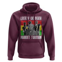 Harriet Tubman Hoodie Liberty Or Death Women Empowerment Quote - Wonder Print Shop