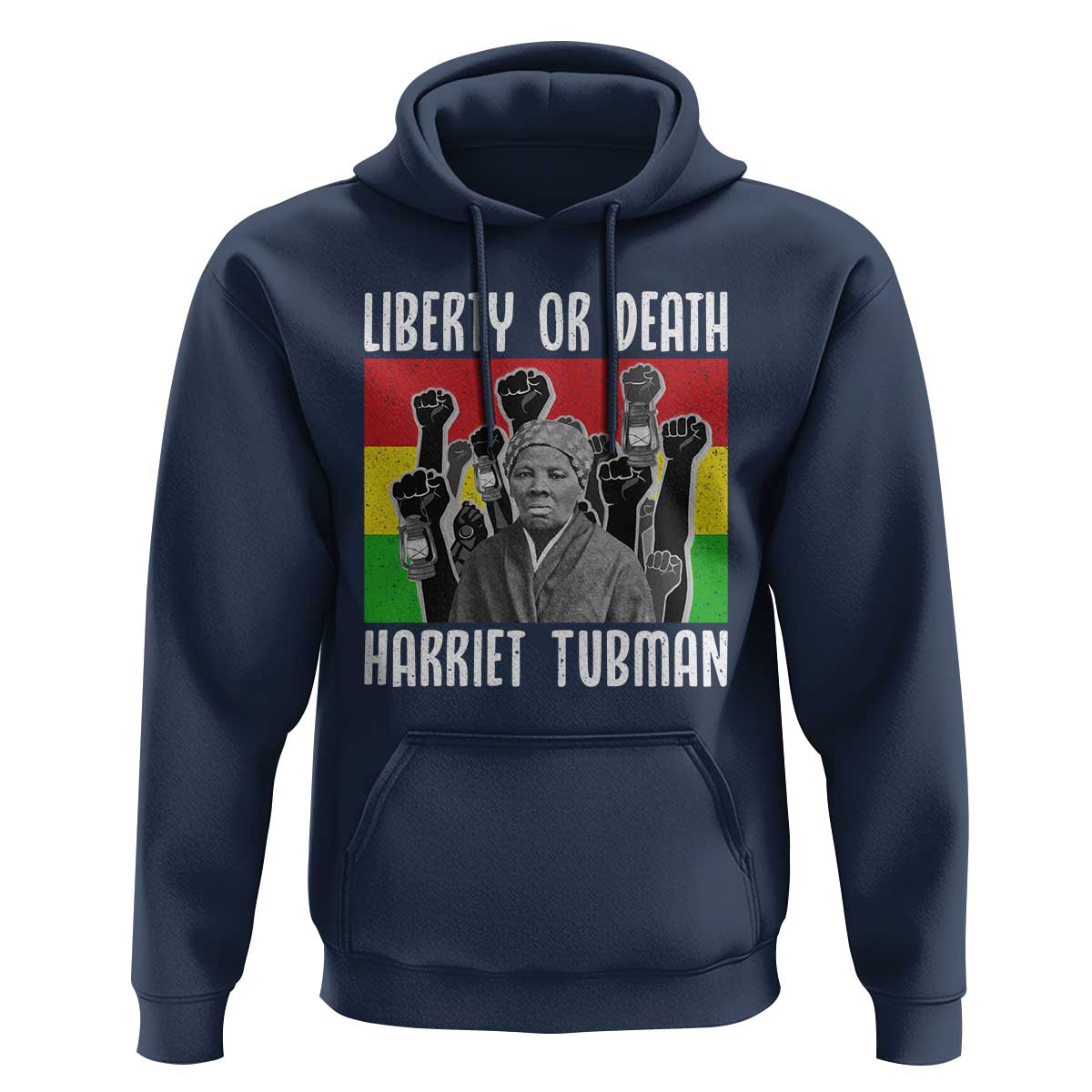 Harriet Tubman Hoodie Liberty Or Death Women Empowerment Quote - Wonder Print Shop