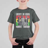 Harriet Tubman T Shirt For Kid Liberty Or Death Women Empowerment Quote - Wonder Print Shop