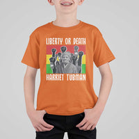 Harriet Tubman T Shirt For Kid Liberty Or Death Women Empowerment Quote - Wonder Print Shop