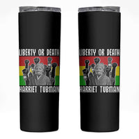 Harriet Tubman Skinny Tumbler Liberty Or Death Women Empowerment Quote - Wonder Print Shop