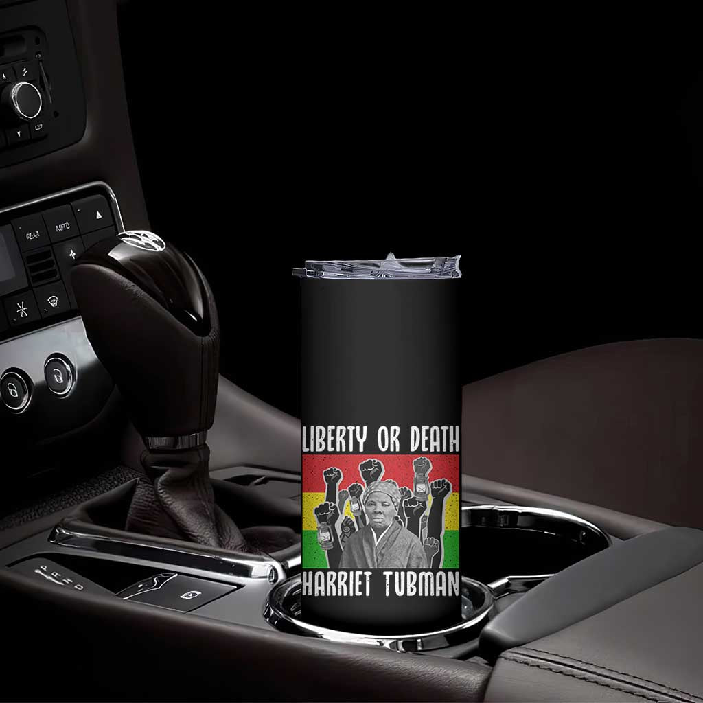Harriet Tubman Skinny Tumbler Liberty Or Death Women Empowerment Quote - Wonder Print Shop