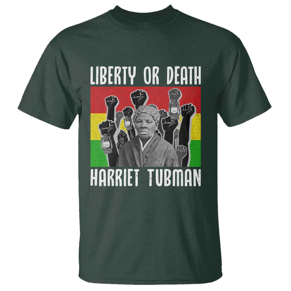 Harriet Tubman T Shirt Liberty Or Death Women Empowerment Quote - Wonder Print Shop