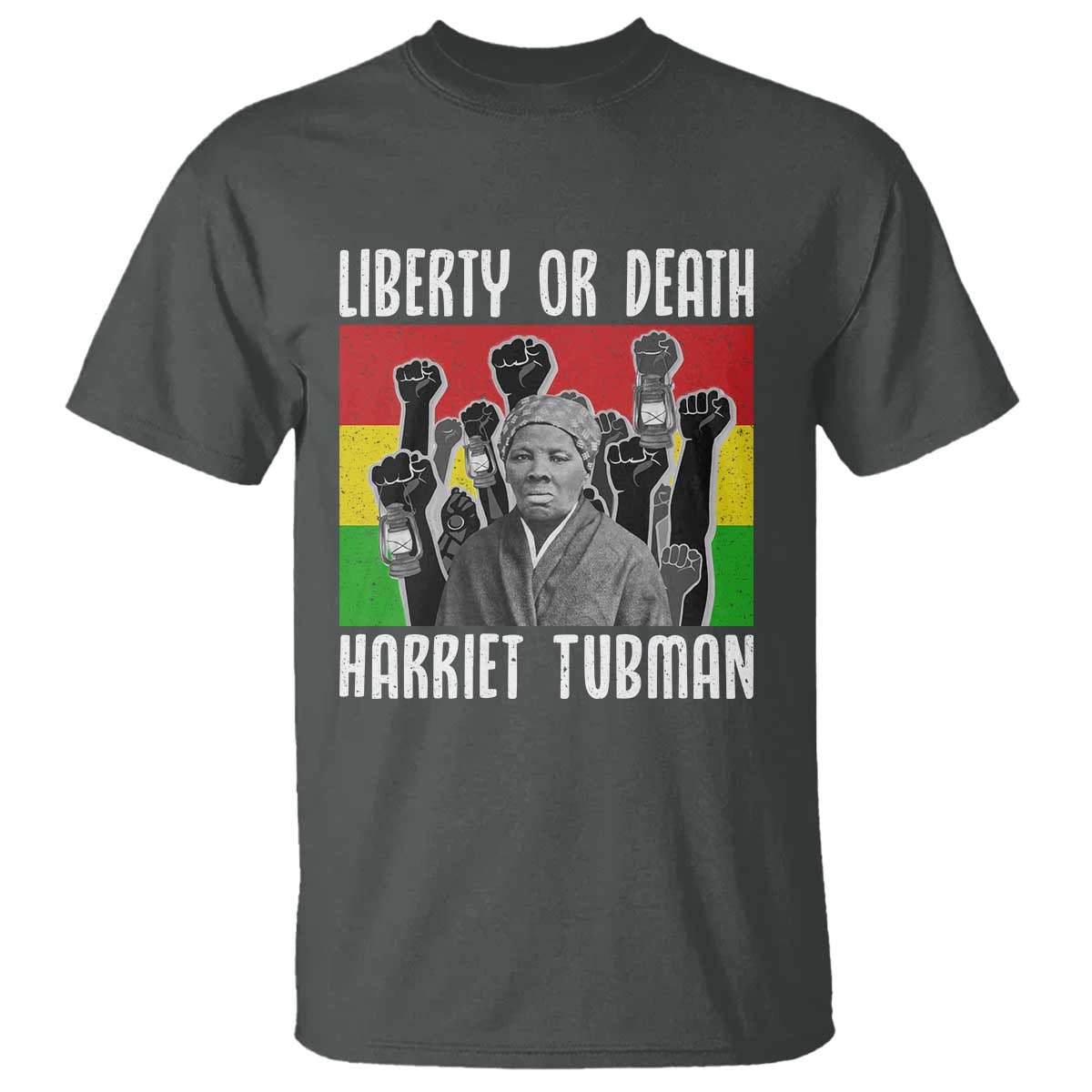 Harriet Tubman T Shirt Liberty Or Death Women Empowerment Quote - Wonder Print Shop