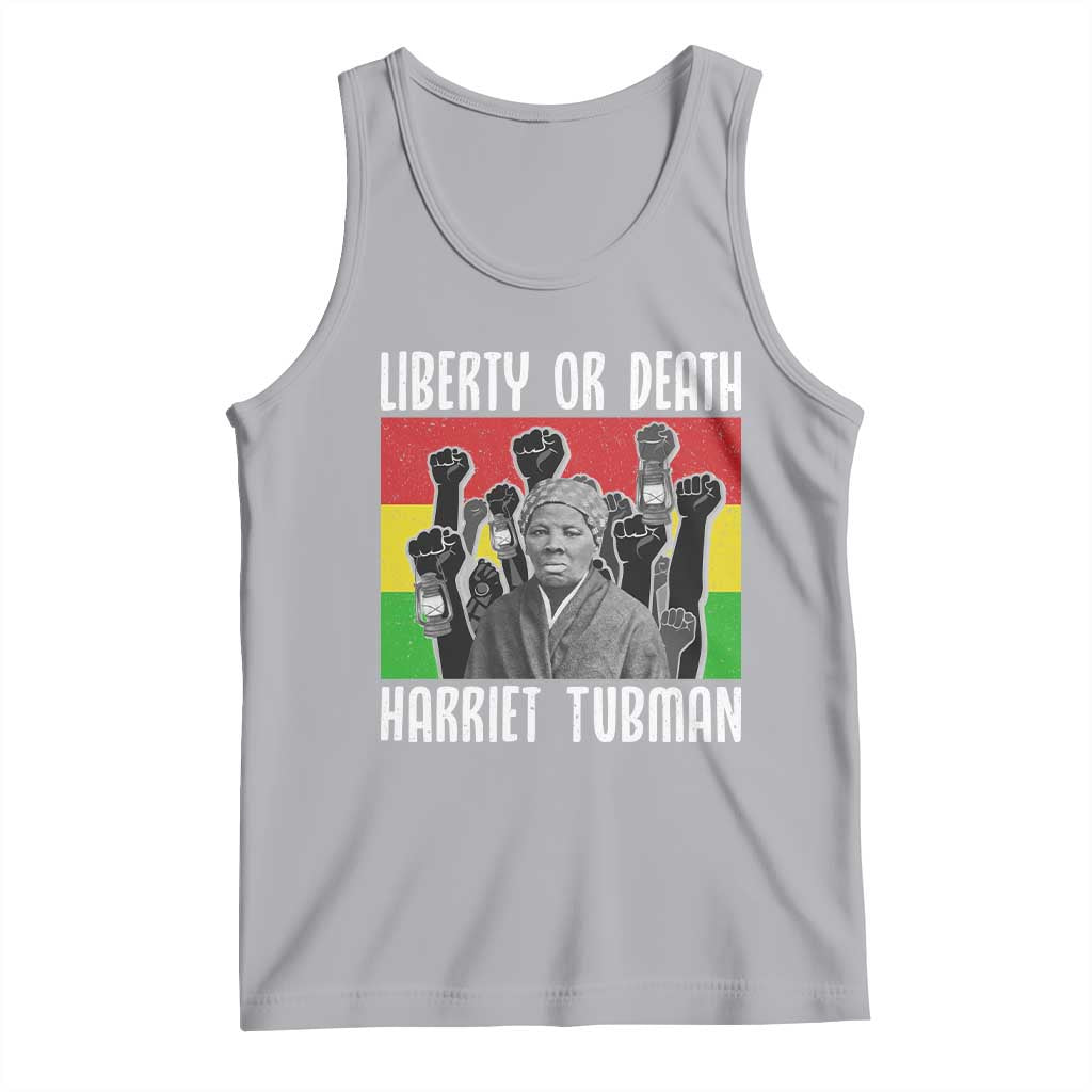 Harriet Tubman Tank Top Liberty Or Death Women Empowerment Quote - Wonder Print Shop