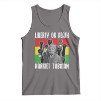 Harriet Tubman Tank Top Liberty Or Death Women Empowerment Quote - Wonder Print Shop