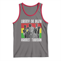 Harriet Tubman Tank Top Liberty Or Death Women Empowerment Quote - Wonder Print Shop