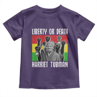 Harriet Tubman Toddler T Shirt Liberty Or Death Women Empowerment Quote - Wonder Print Shop