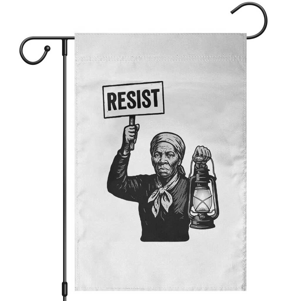 Harriet Tubman Says Resist Garden Flag Women Empowerment Quote - Wonder Print Shop