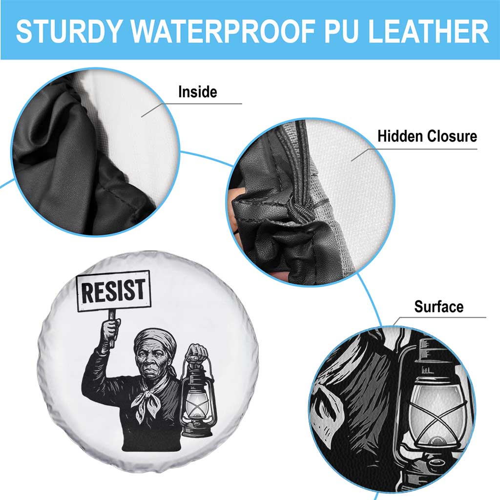 Harriet Tubman Says Resist Spare Tire Cover Women Empowerment Quote - Wonder Print Shop