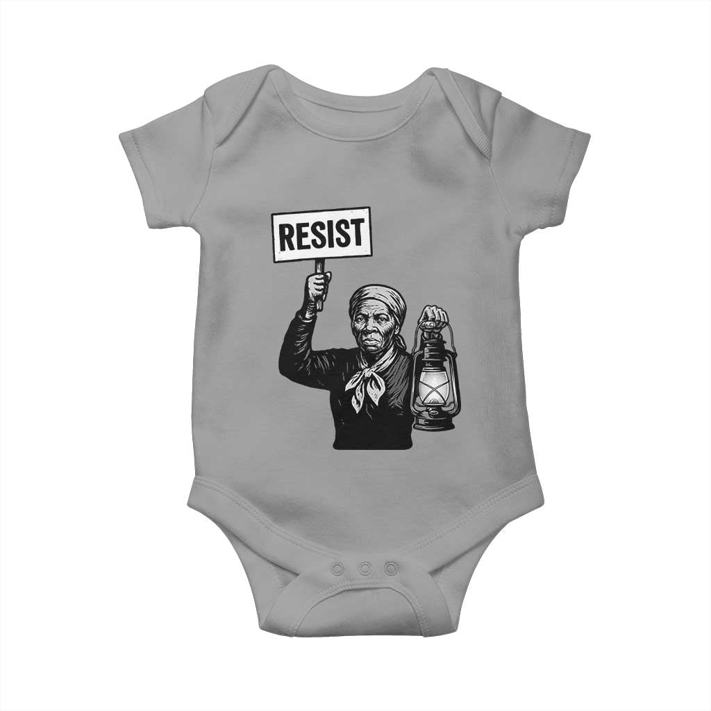 Harriet Tubman Says Resist Baby Onesie Women Empowerment Quote - Wonder Print Shop