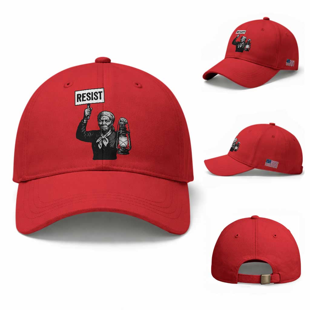 Harriet Tubman Says Resist Baseball Cap Women Empowerment Quote