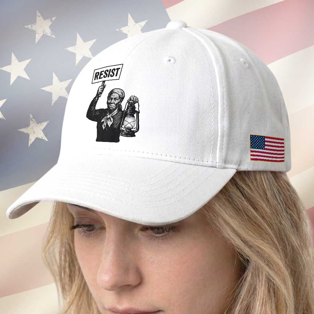 Harriet Tubman Says Resist Baseball Cap Women Empowerment Quote