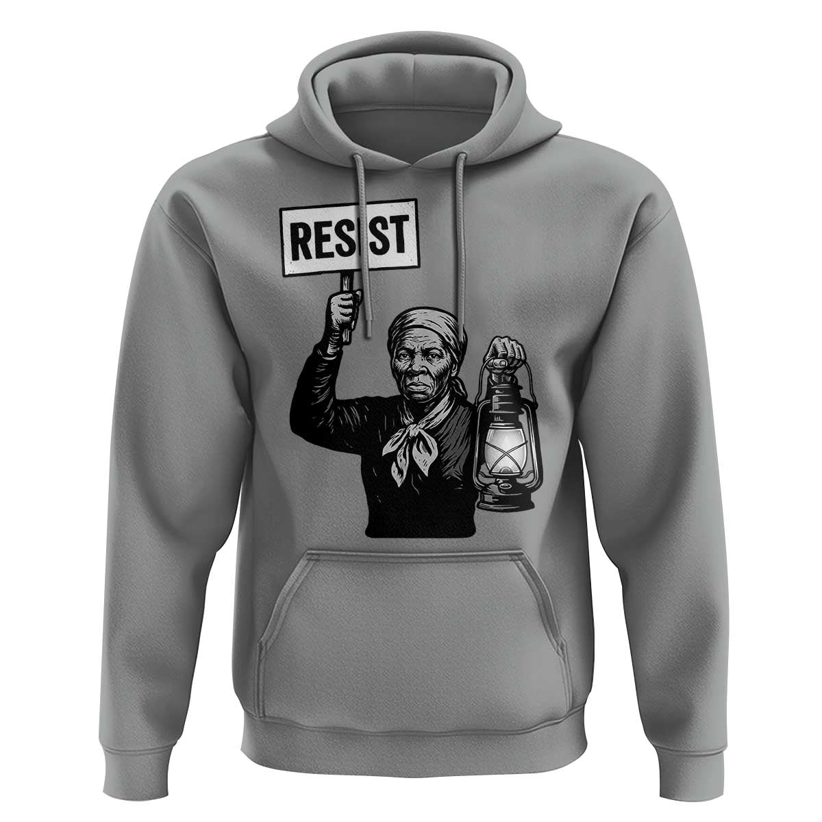 Harriet Tubman Says Resist Hoodie Women Empowerment Quote - Wonder Print Shop