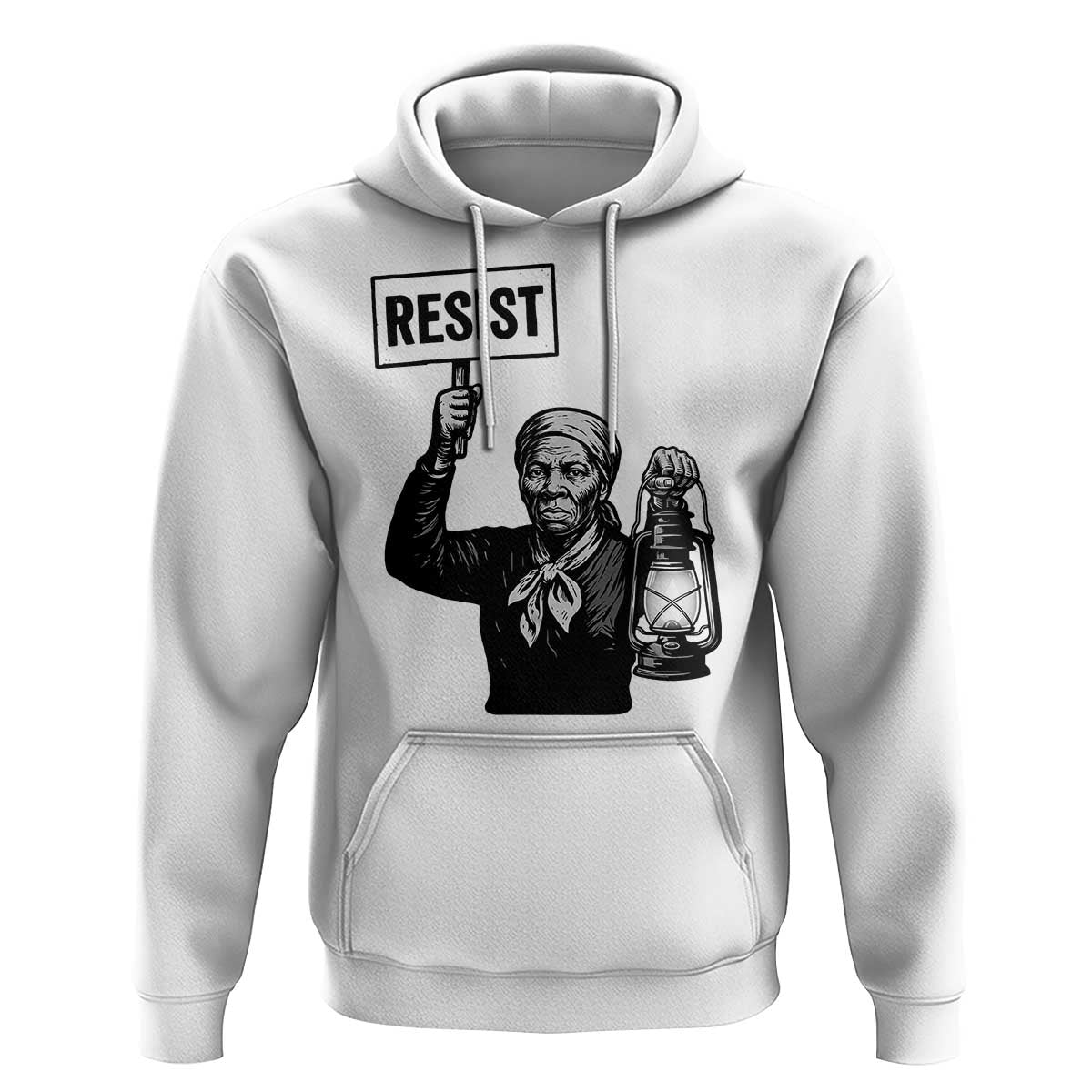 Harriet Tubman Says Resist Hoodie Women Empowerment Quote - Wonder Print Shop