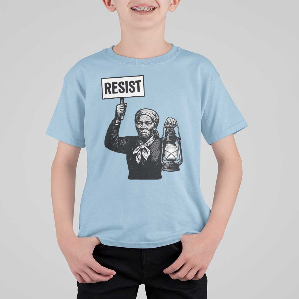 Harriet Tubman Says Resist T Shirt For Kid Women Empowerment Quote - Wonder Print Shop