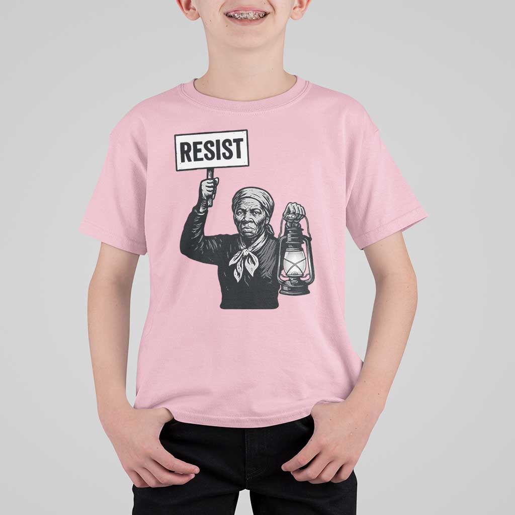 Harriet Tubman Says Resist T Shirt For Kid Women Empowerment Quote - Wonder Print Shop