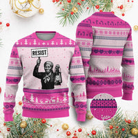 Harriet Tubman Says Resist Ugly Christmas Sweater Women Empowerment Quote - Wonder Print Shop