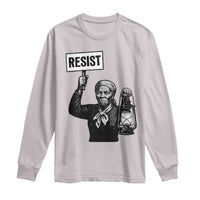 Harriet Tubman Says Resist Long Sleeve Shirt Women Empowerment Quote - Wonder Print Shop