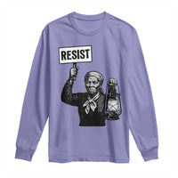 Harriet Tubman Says Resist Long Sleeve Shirt Women Empowerment Quote - Wonder Print Shop