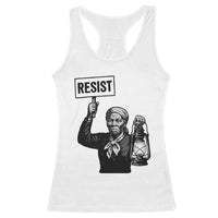 Harriet Tubman Says Resist Racerback Tank Top Women Empowerment Quote - Wonder Print Shop