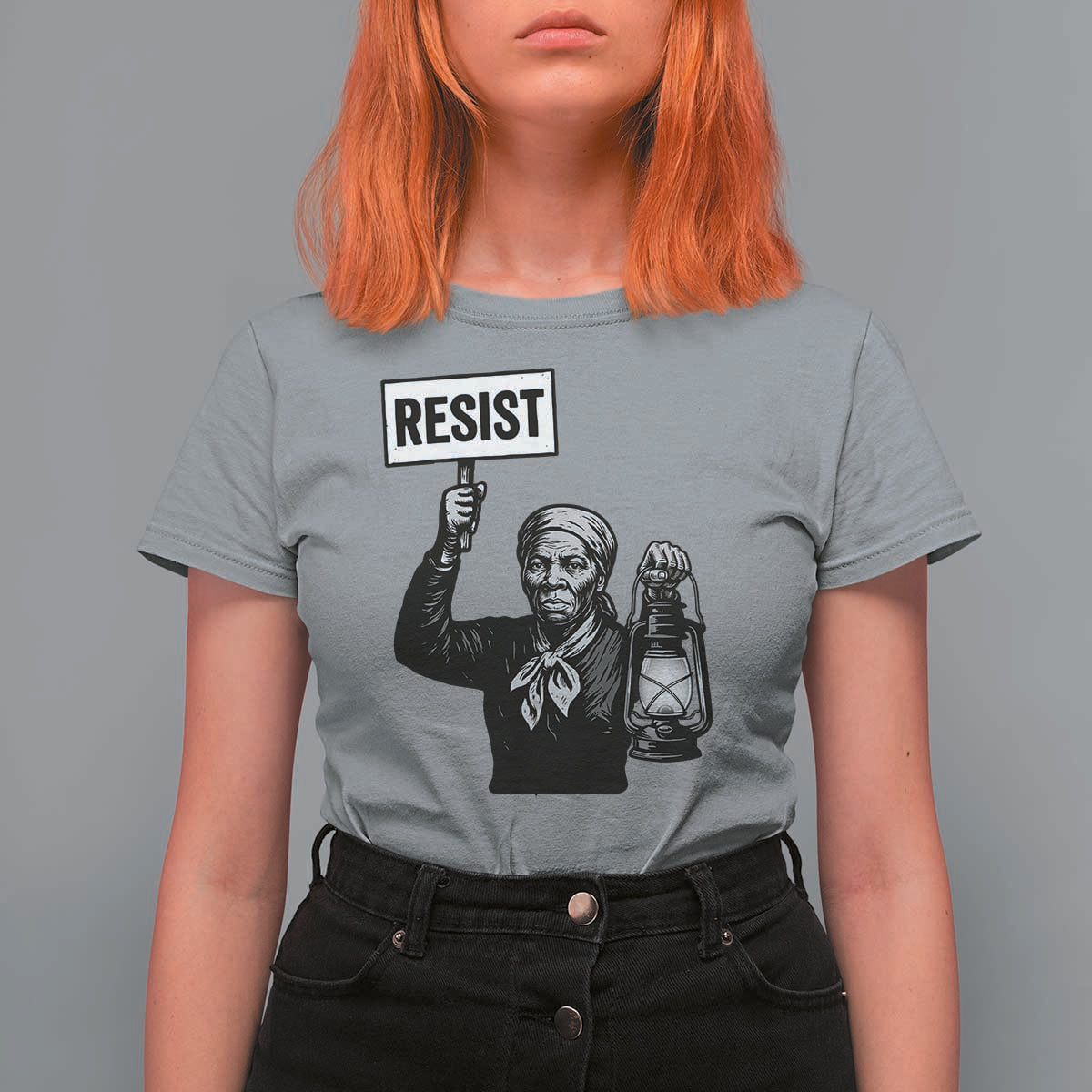 Harriet Tubman Says Resist T Shirt For Women Women Empowerment Quote - Wonder Print Shop
