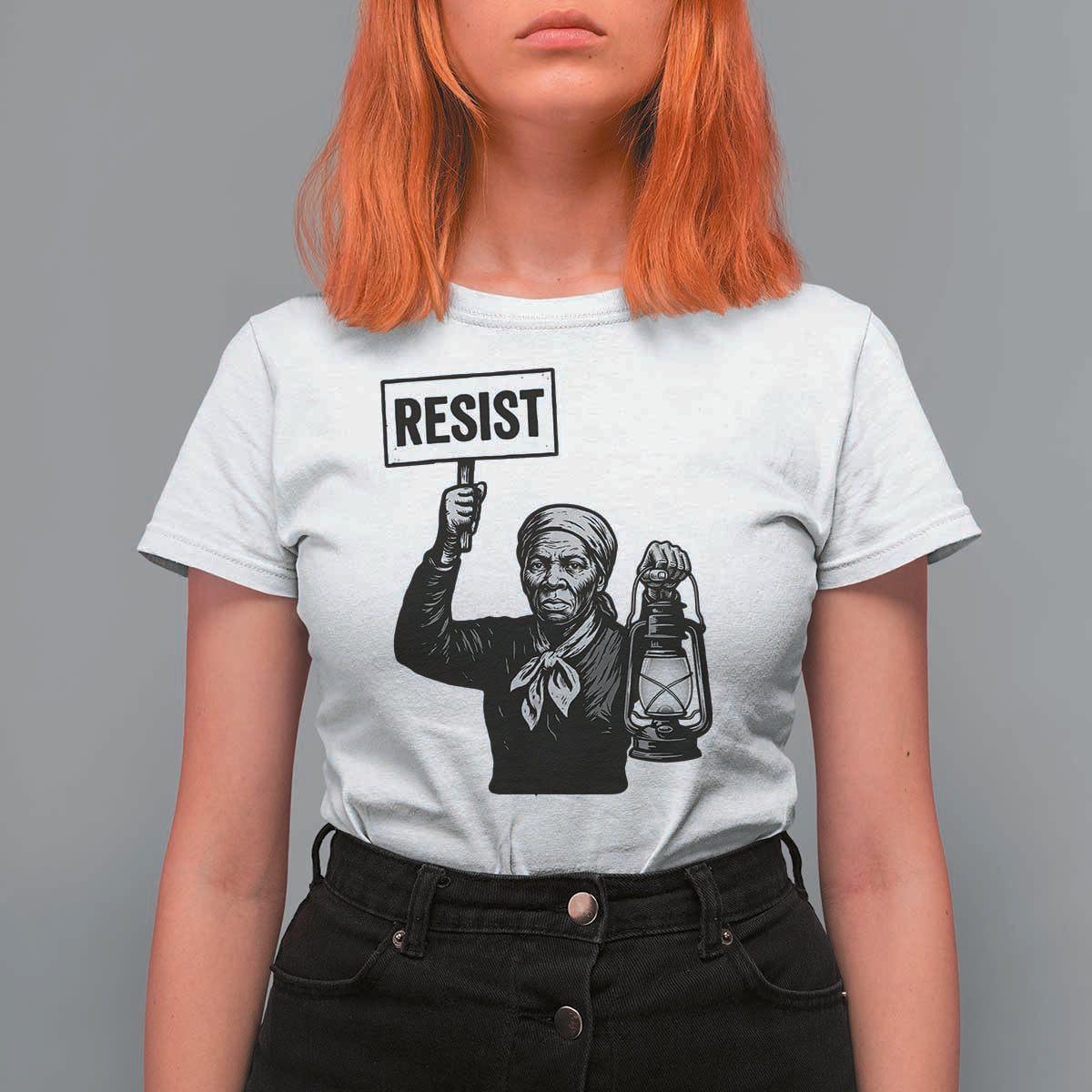 Harriet Tubman Says Resist T Shirt For Women Women Empowerment Quote - Wonder Print Shop