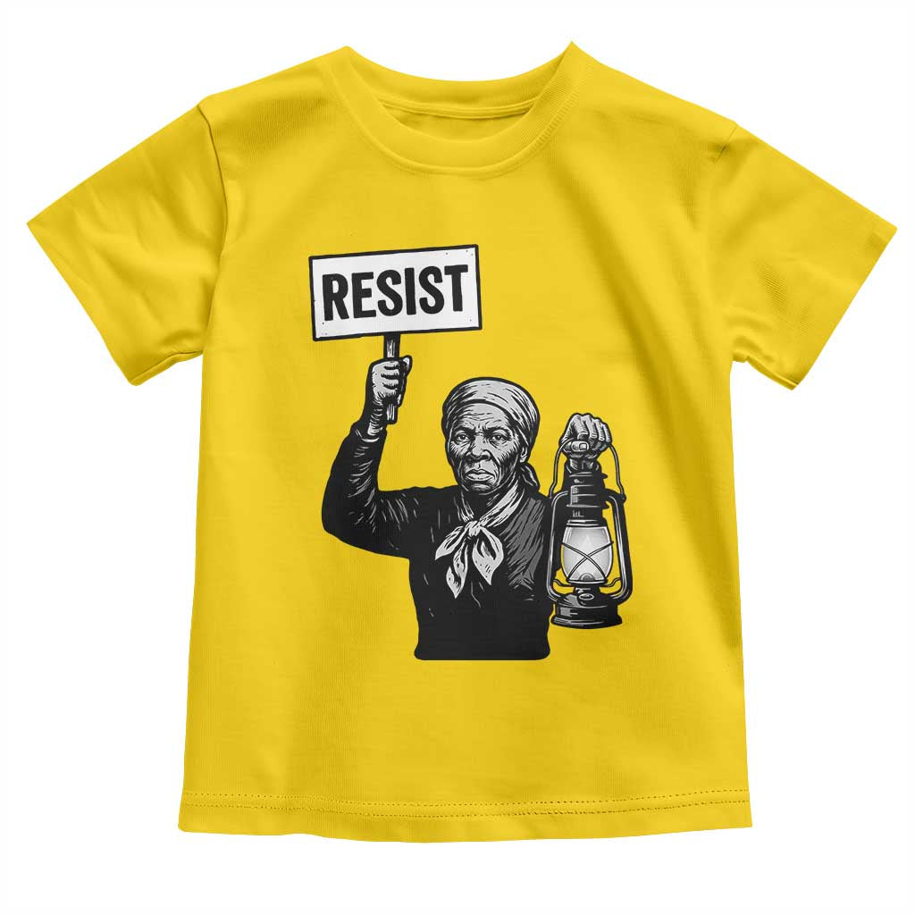 Harriet Tubman Says Resist Toddler T Shirt Women Empowerment Quote - Wonder Print Shop
