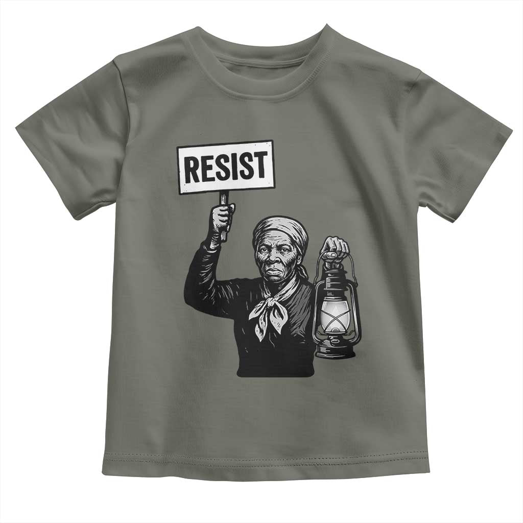 Harriet Tubman Says Resist Toddler T Shirt Women Empowerment Quote - Wonder Print Shop