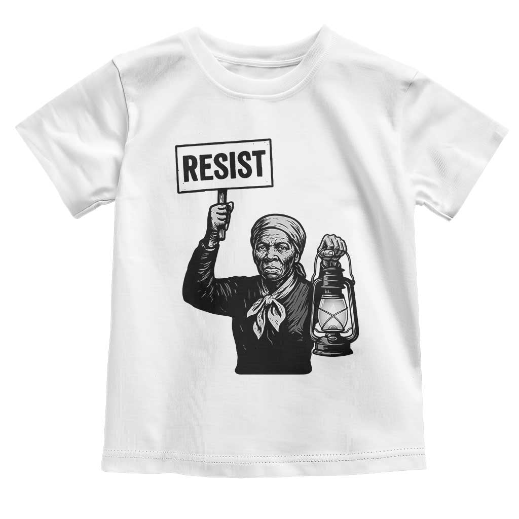 Harriet Tubman Says Resist Toddler T Shirt Women Empowerment Quote - Wonder Print Shop