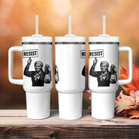 Harriet Tubman Says Resist Tumbler With Handle Women Empowerment Quote - Wonder Print Shop