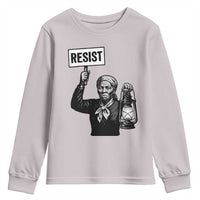 Harriet Tubman Says Resist Youth Sweatshirt Women Empowerment Quote - Wonder Print Shop
