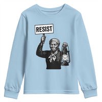 Harriet Tubman Says Resist Youth Sweatshirt Women Empowerment Quote - Wonder Print Shop