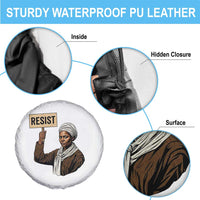 Funny Harriet Tubman Says Resist Spare Tire Cover Black Pride Inspiration Gift - Wonder Print Shop