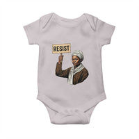 Funny Harriet Tubman Says Resist Baby Onesie Black Pride Inspiration Gift - Wonder Print Shop