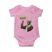 Funny Harriet Tubman Says Resist Baby Onesie Black Pride Inspiration Gift - Wonder Print Shop