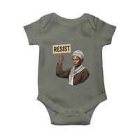 Funny Harriet Tubman Says Resist Baby Onesie Black Pride Inspiration Gift - Wonder Print Shop