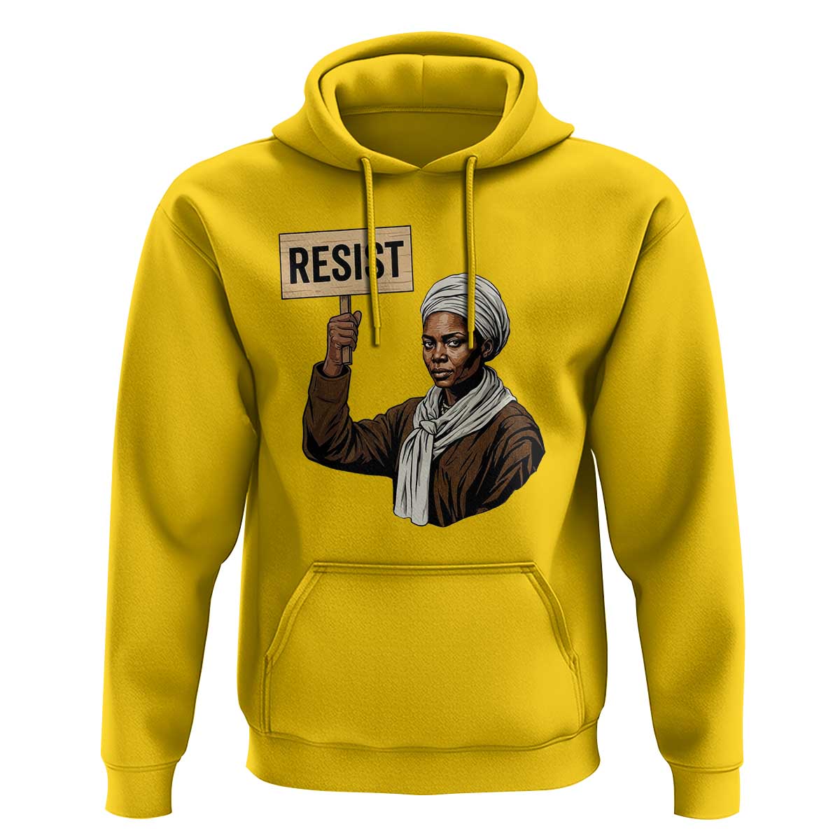Funny Harriet Tubman Says Resist Hoodie Black Pride Inspiration Gift - Wonder Print Shop