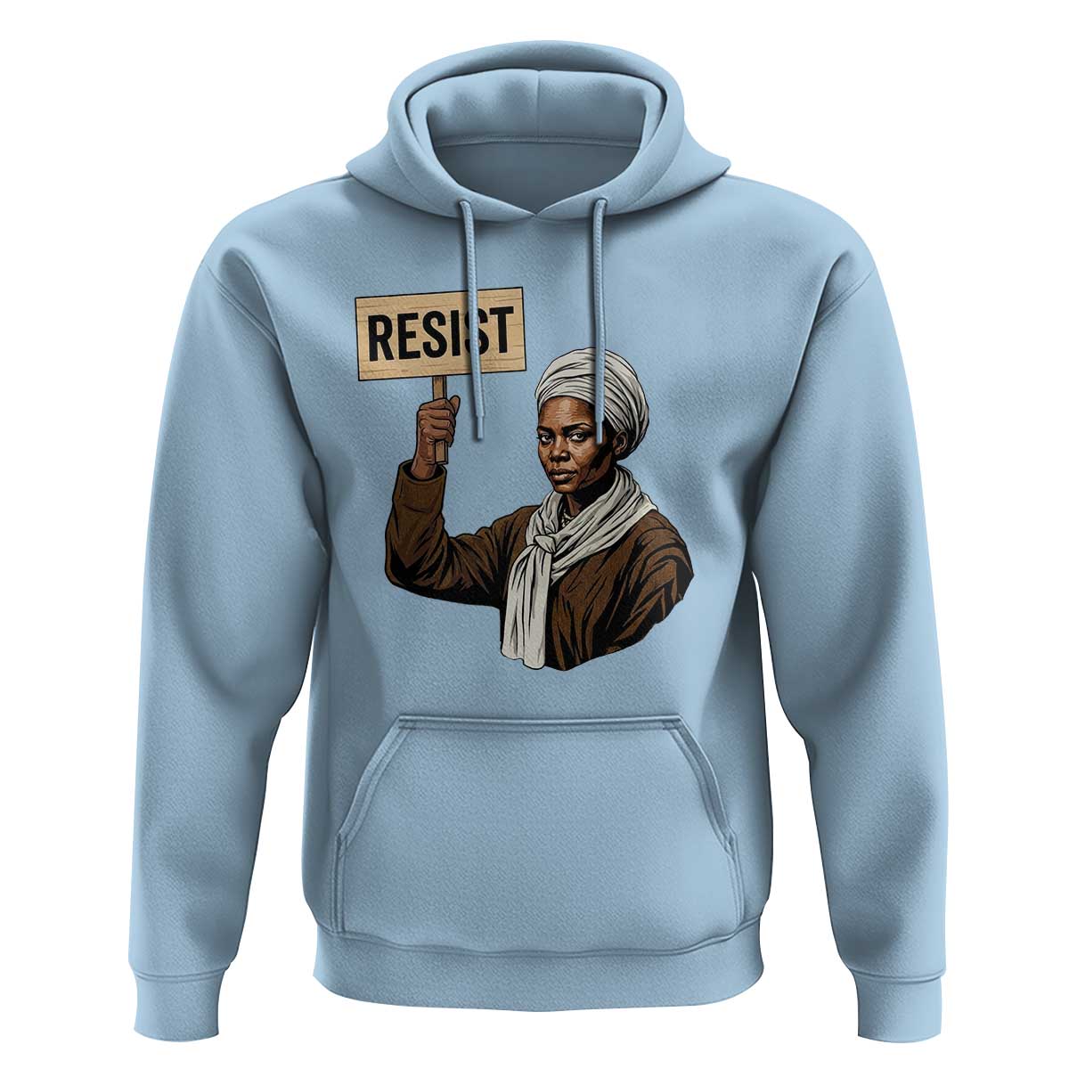 Funny Harriet Tubman Says Resist Hoodie Black Pride Inspiration Gift - Wonder Print Shop