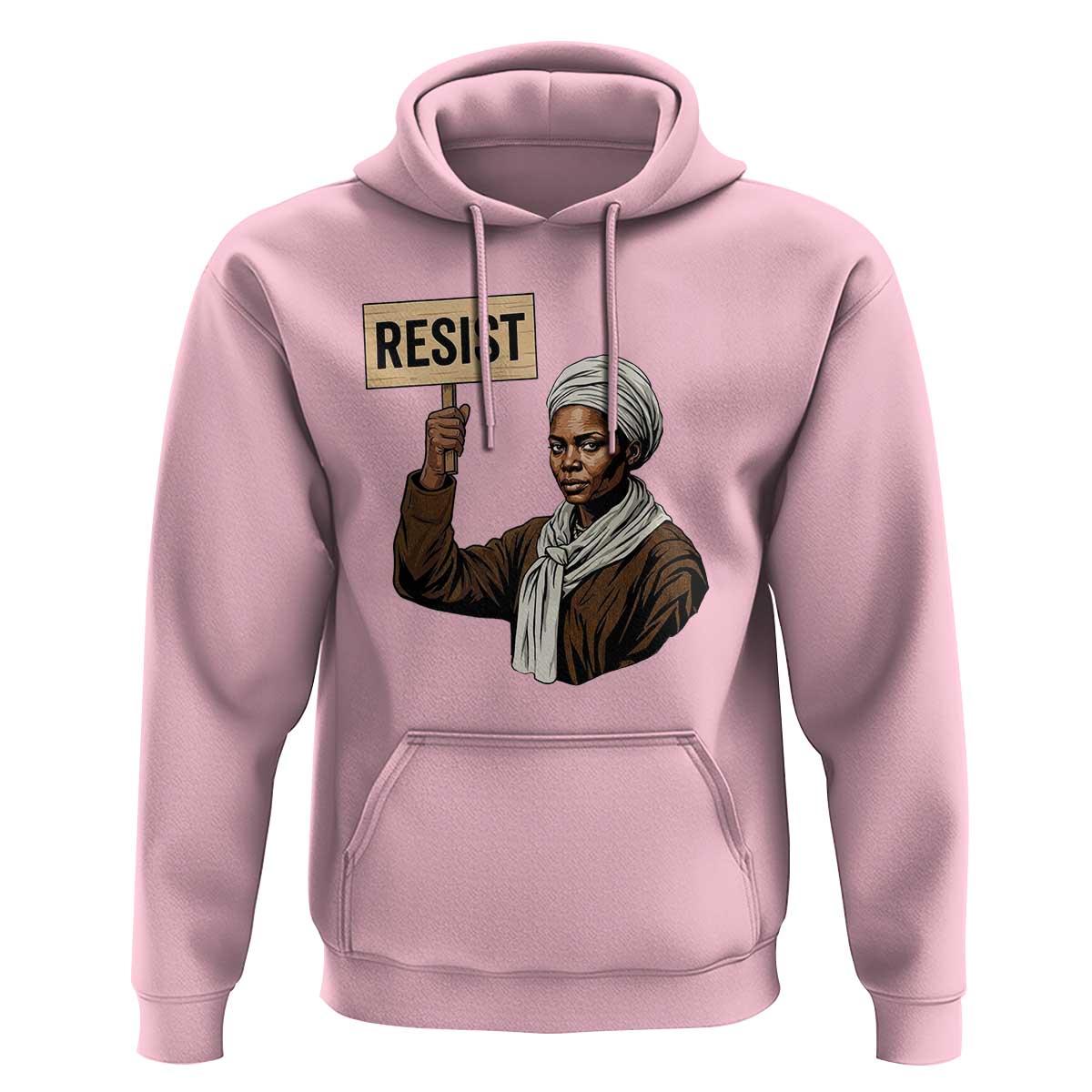 Funny Harriet Tubman Says Resist Hoodie Black Pride Inspiration Gift - Wonder Print Shop