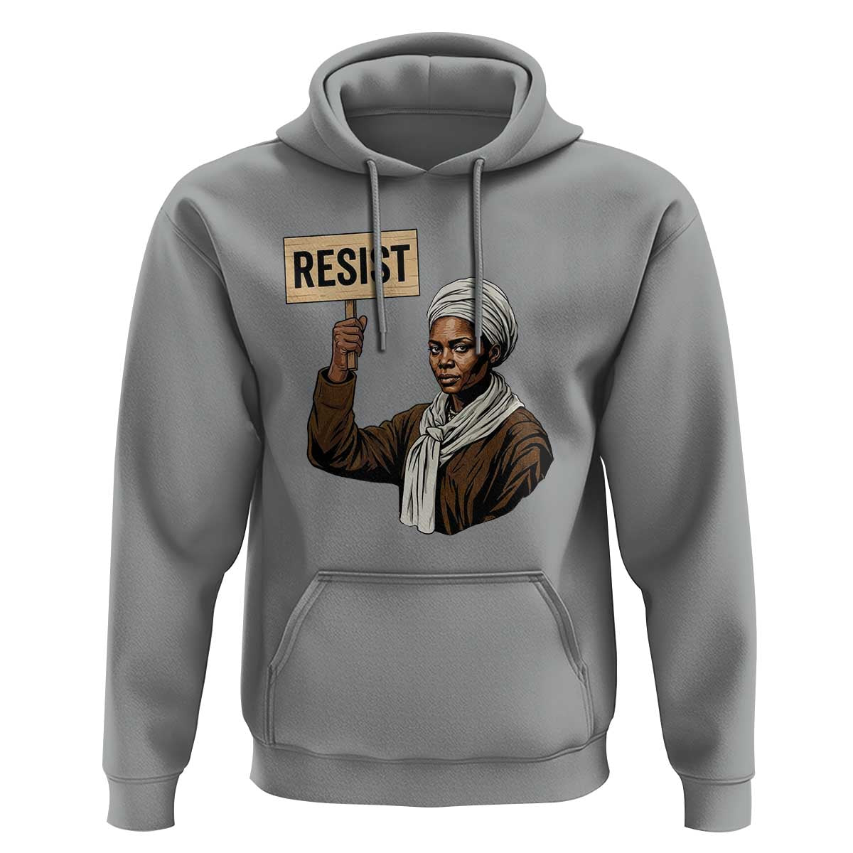 Funny Harriet Tubman Says Resist Hoodie Black Pride Inspiration Gift - Wonder Print Shop