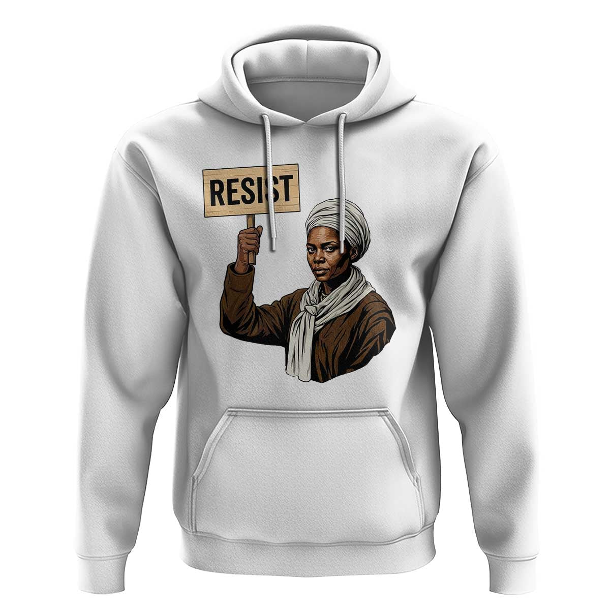 Funny Harriet Tubman Says Resist Hoodie Black Pride Inspiration Gift - Wonder Print Shop