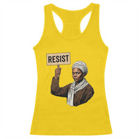 Funny Harriet Tubman Says Resist Racerback Tank Top Black Pride Inspiration Gift - Wonder Print Shop
